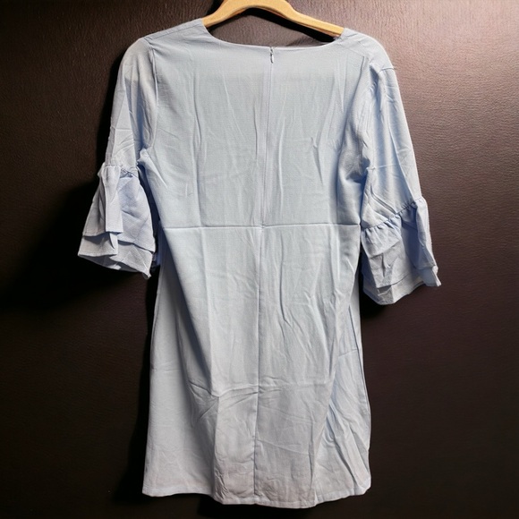 Twirl & Stun: The Perfect Summer Shift Dress! 🌟👗 NWT, Pale Blue, Size Medium - Picture 13 of 14
